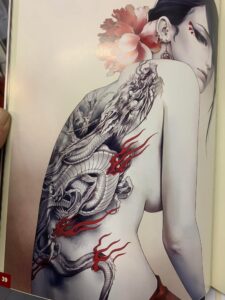 Sexy Female Dragon Tattoo Back